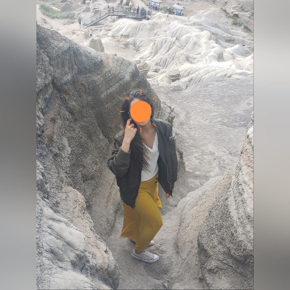 Simons lcone Golden Yellow Buttoned Culottes - Picture 2 of 3